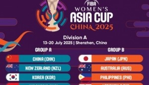 女篮亚洲杯赛程：7月13号-16号小组赛 淘汰赛18号 冠军战20号